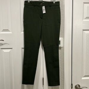 NWT LOFT The Sutton Skinny Olive Green Pant